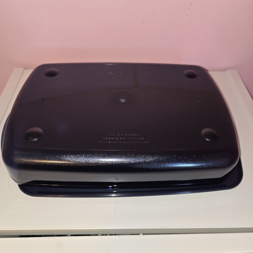 Tupperware Divided Rectangular Vent N Serve Container - Picture 4 of 4